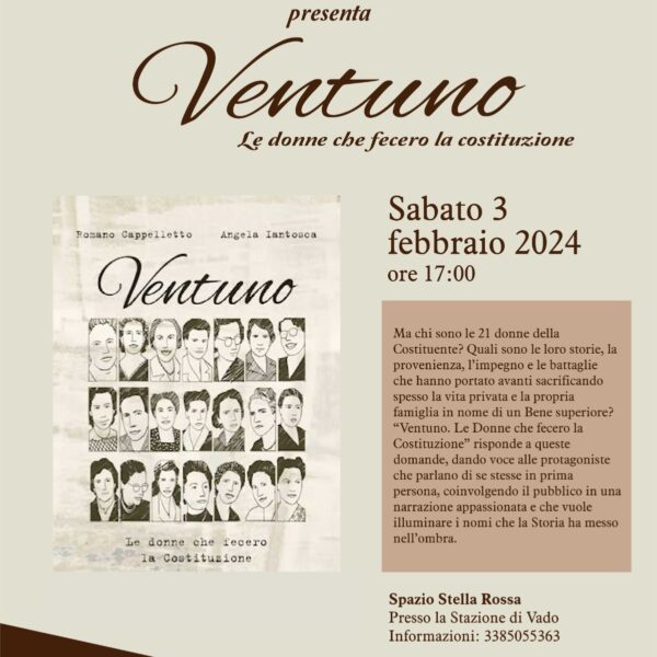 03/02/2024 | Ventuno – Le donne che fecero la Costituzione