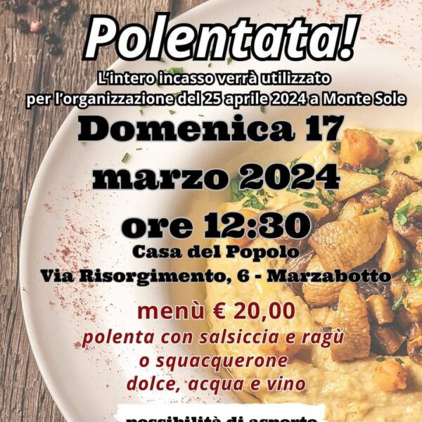 17/03/2024 | Polentata!