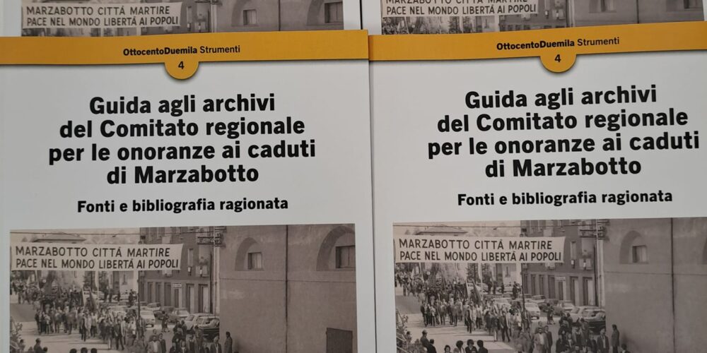 Guida agli archivi del Comitato Regionale per le Onoranze ai Caduti di Marzabotto