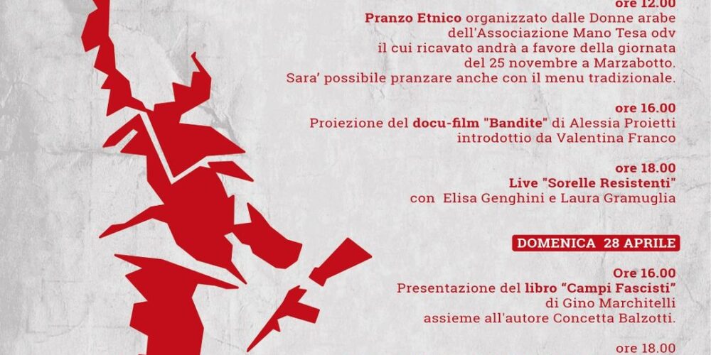 27-28/04/2024 | Festa della Resistenza Monte Sole