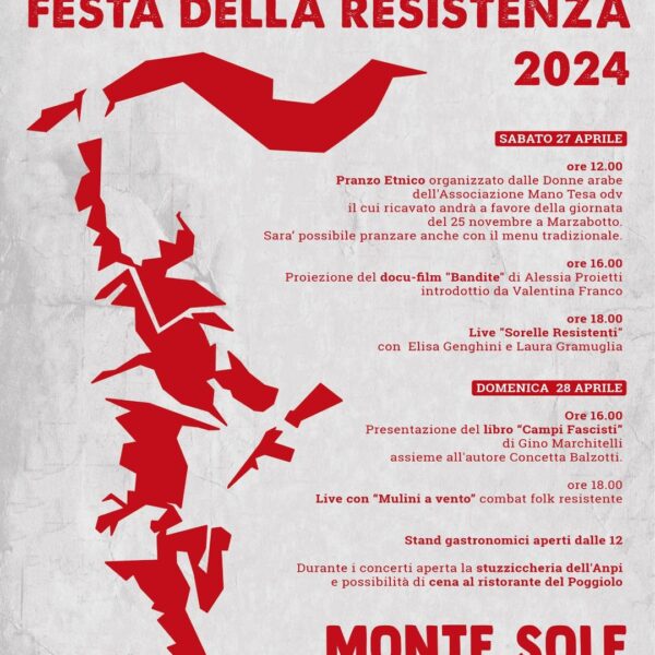 27-28/04/2024 | Festa della Resistenza Monte Sole