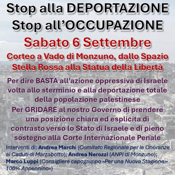Stop al genocidio
