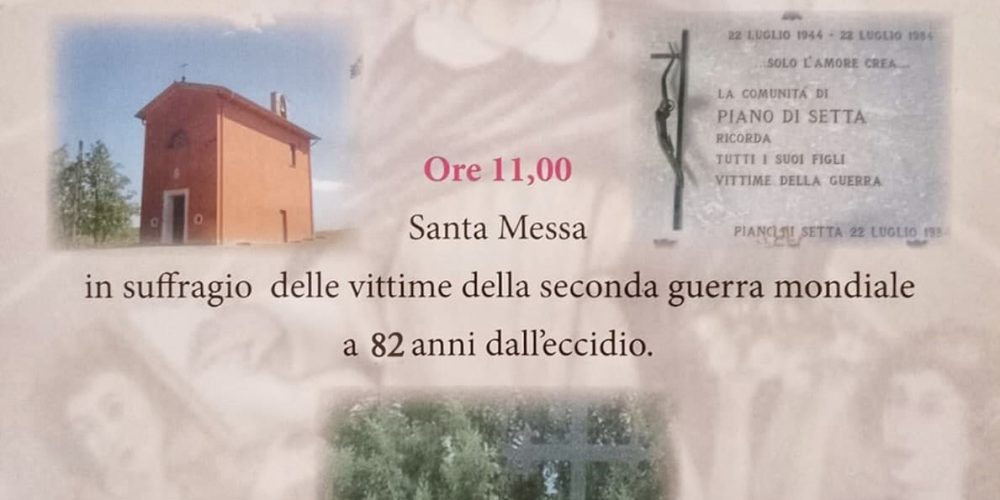 Commemorazione dei caduti di Pian di Setta e Stanco