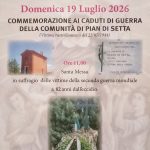 Commemorazione dei caduti di Pian di Setta e Stanco