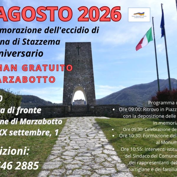 Commemorazione dell’eccidio di Sant’Anna di Stazzema 2026