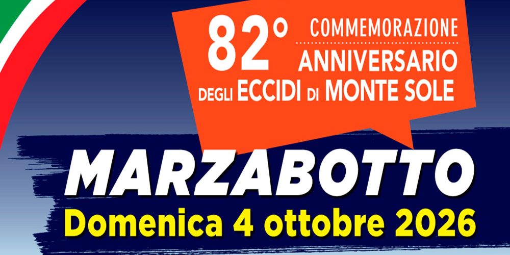 82° anniversario degli eccidi di Monte Sole